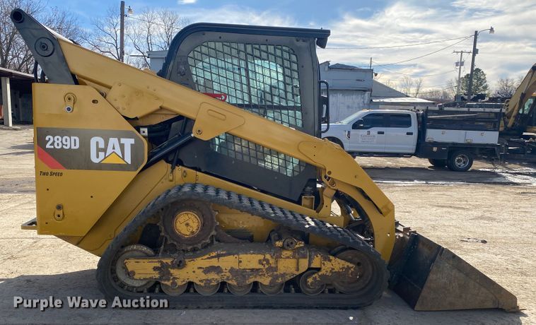 image for item DL6871 2016 Caterpillar 289D  tracked skid steer loader