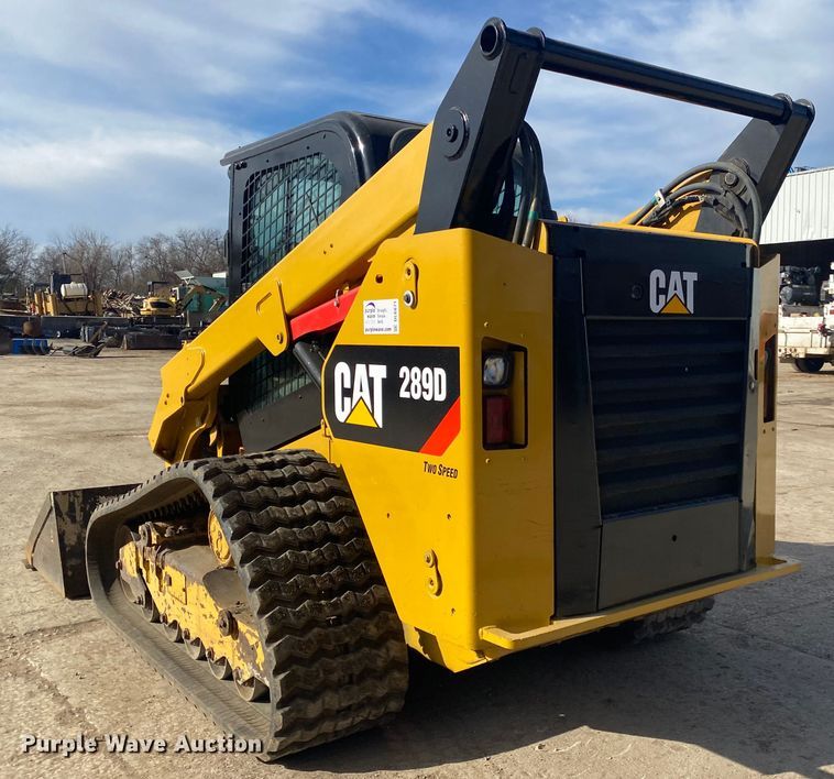 image for item DL6871 2016 Caterpillar 289D  tracked skid steer loader