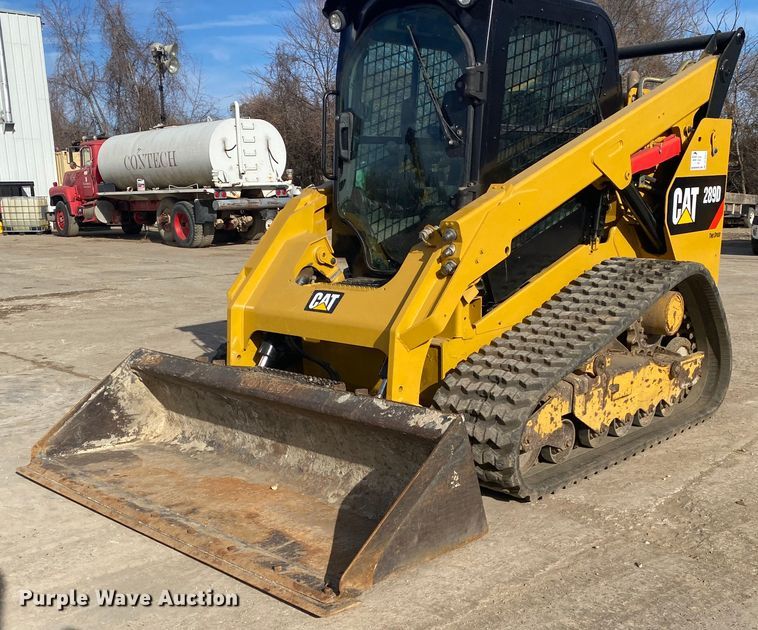 image for item DL6871 2016 Caterpillar 289D  tracked skid steer loader