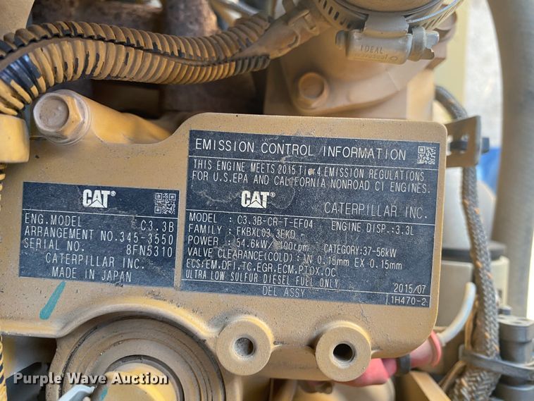 image for item DL6871 2016 Caterpillar 289D  tracked skid steer loader