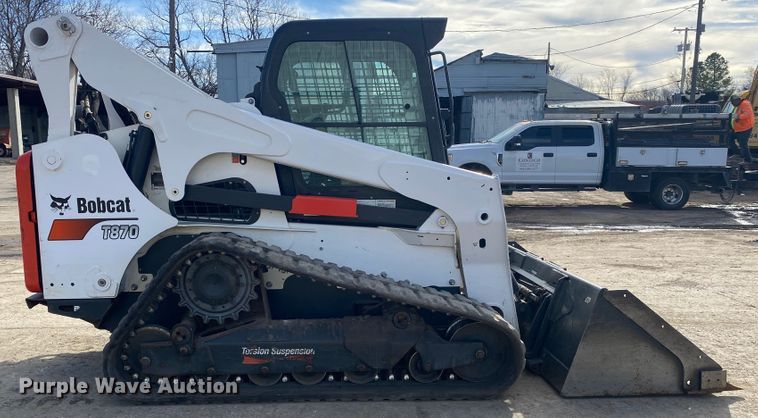 image for item DL6872 2019 Bobcat T870  tracked skid steer loader