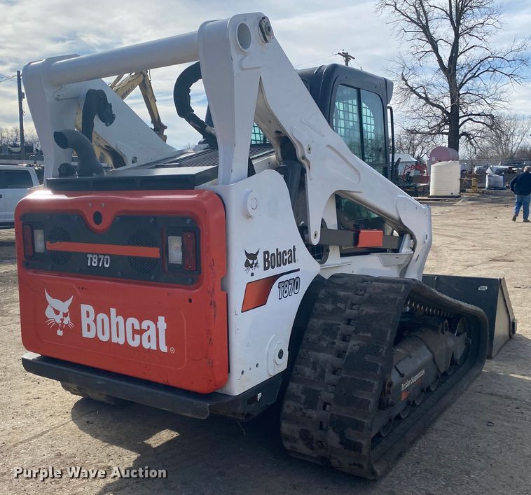 image for item DL6872 2019 Bobcat T870  tracked skid steer loader