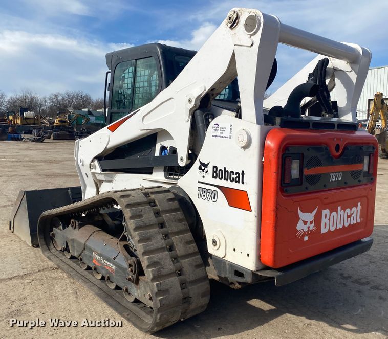 image for item DL6872 2019 Bobcat T870  tracked skid steer loader