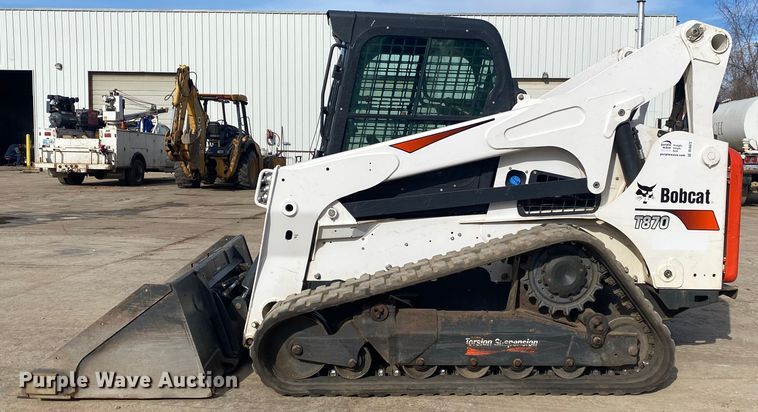 image for item DL6872 2019 Bobcat T870  tracked skid steer loader