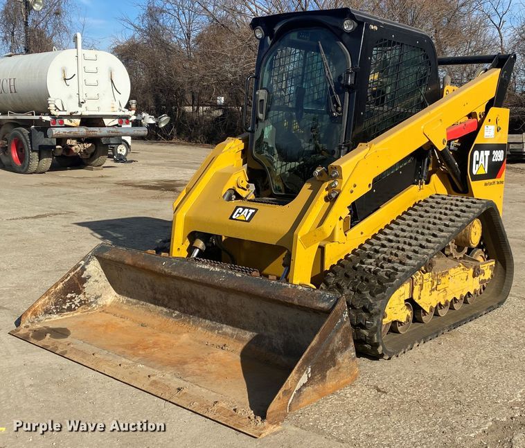 image for item DL6873 2016 Caterpillar 289D  tracked skid steer loader