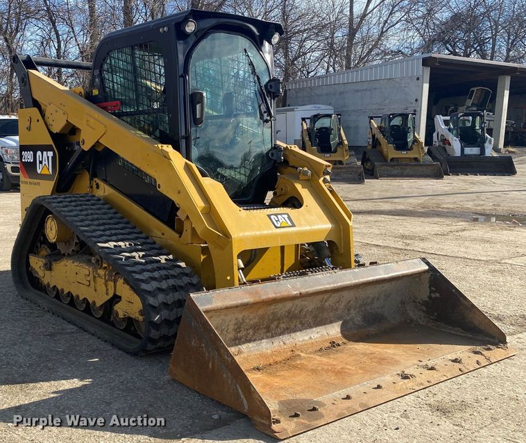 image for item DL6873 2016 Caterpillar 289D  tracked skid steer loader