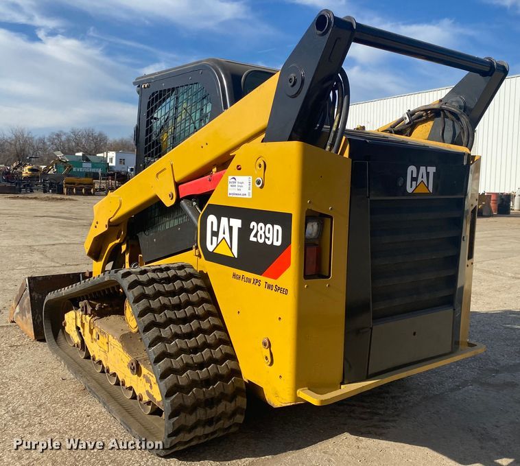 image for item DL6873 2016 Caterpillar 289D  tracked skid steer loader