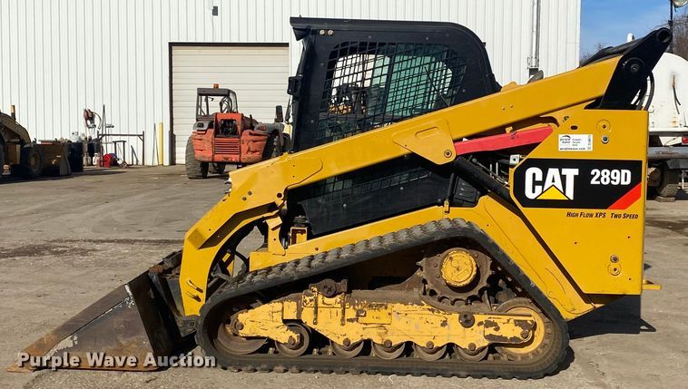 image for item DL6873 2016 Caterpillar 289D  tracked skid steer loader