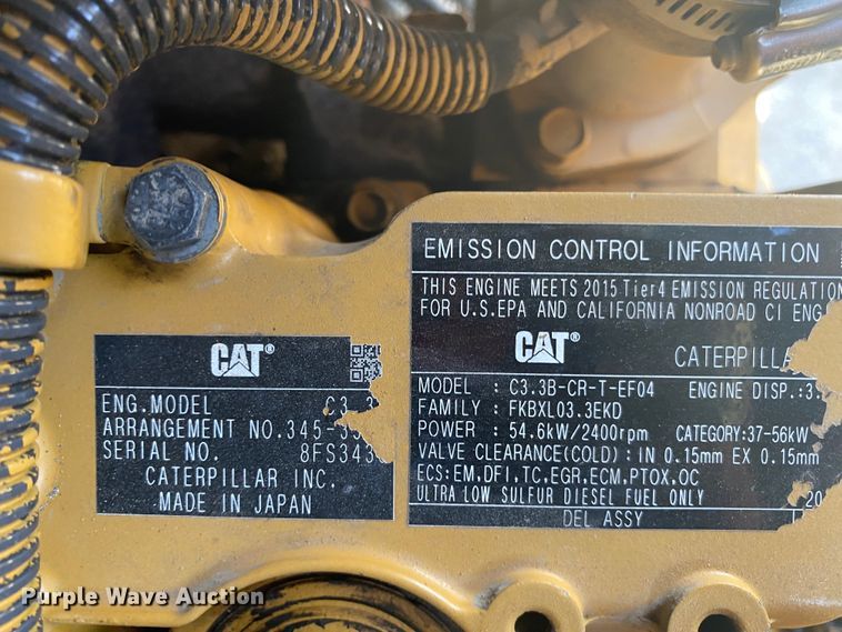 image for item DL6873 2016 Caterpillar 289D  tracked skid steer loader