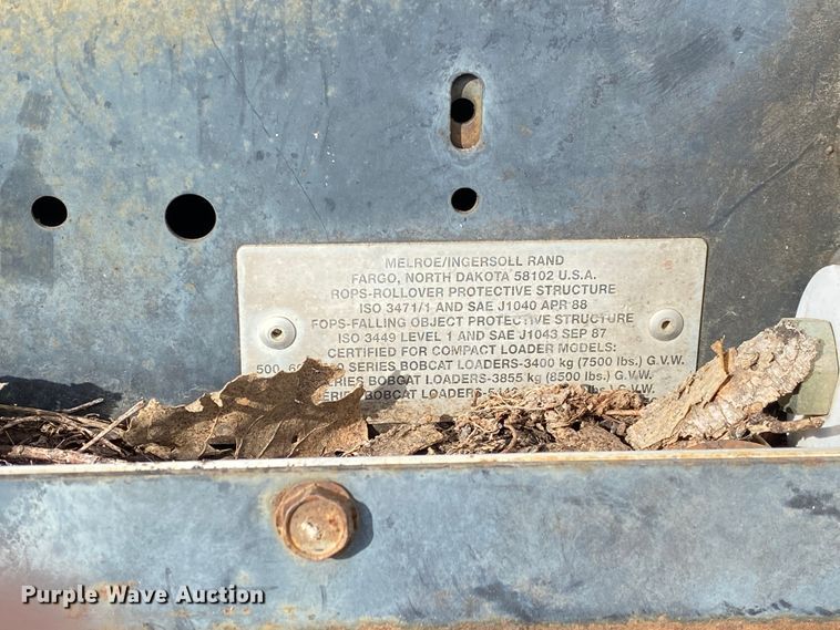 image for item DL6879 Bobcat 873  skid steer loader