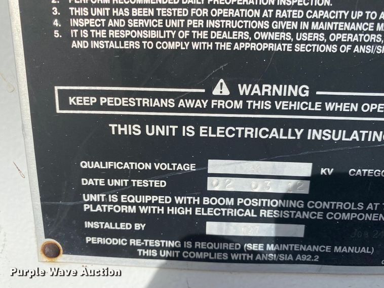 image for item DL6880 2012 International 4300  bucket truck