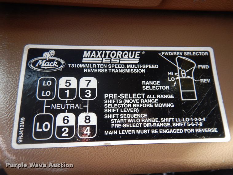 image for item DM5364 2005 Mack CV713  flatbed truck