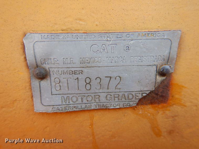 image for item DN2685 Caterpillar 12  motor grader