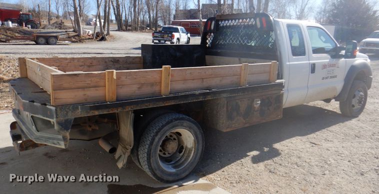 image for item DS5604 2012 Ford F550 Super Duty XL  flatbed truck