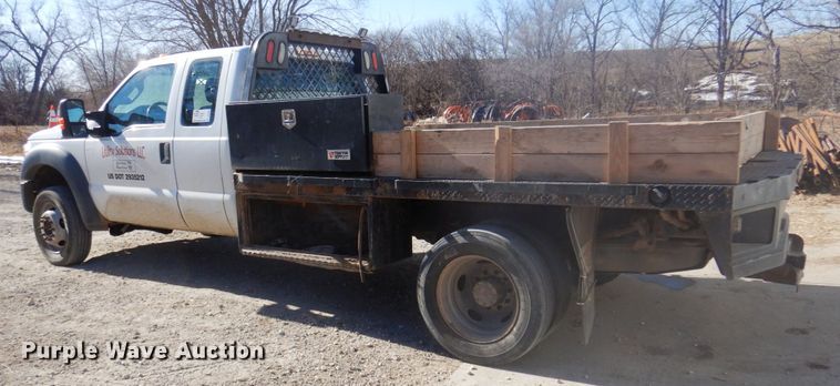 image for item DS5604 2012 Ford F550 Super Duty XL  flatbed truck