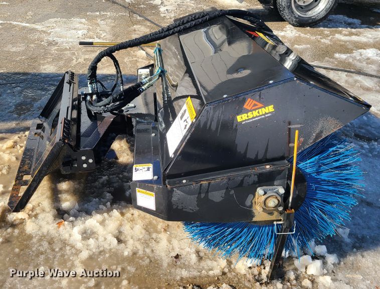 image for item GB9187 Eskrine  72" W skid steer broom