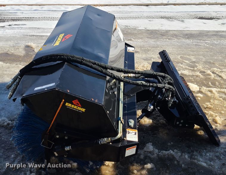 image for item GB9187 Eskrine  72" W skid steer broom