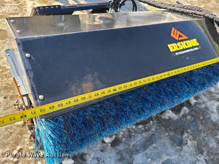 image for item GB9187 Eskrine  72" W skid steer broom