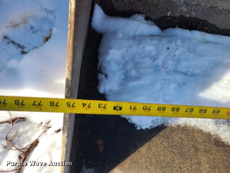 image for item GB9189 76" W skid steer bucket