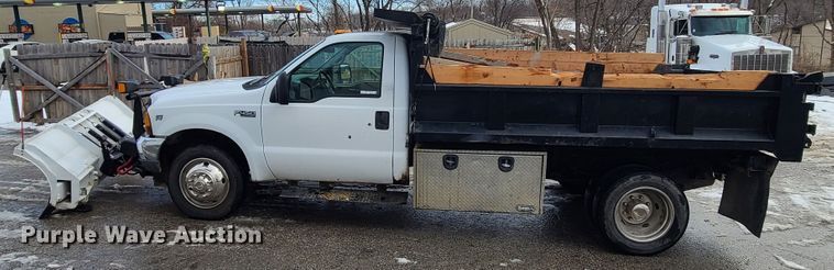 image for item GB9193 1999 Ford F450 Super Duty  dump truck