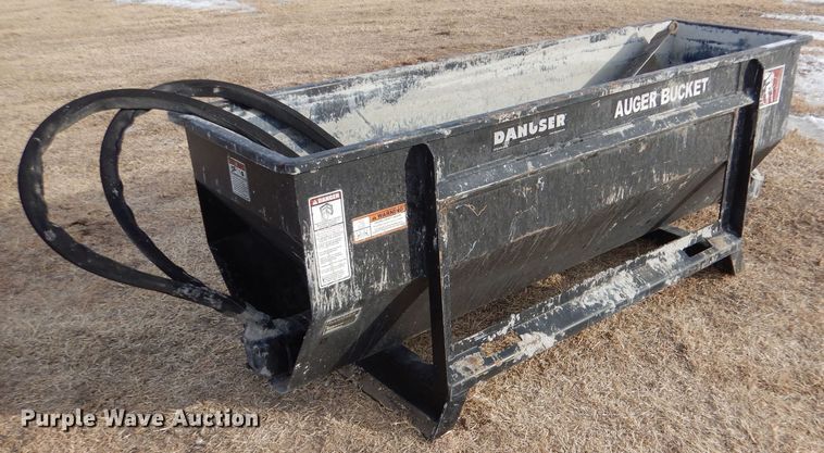 image for item IE9502 Danuser skid steer concrete auger bucket