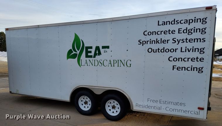 image for item IE9523 2016 Lark United  enclosed cargo trailer