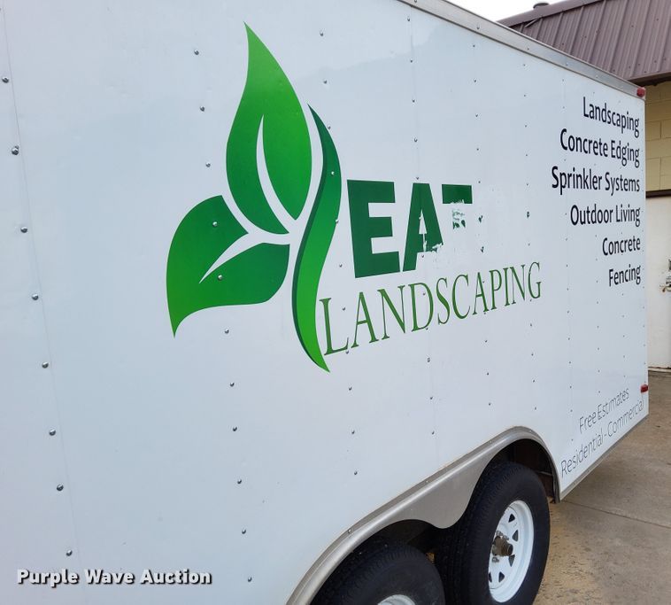 image for item IE9523 2016 Lark United  enclosed cargo trailer