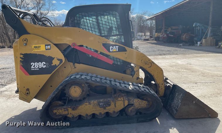 image for item IJ9632 2012 Caterpillar 289C2  tracked skid steer loader
