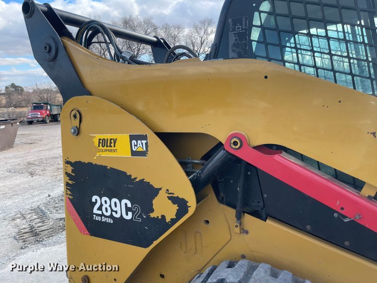 image for item IJ9632 2012 Caterpillar 289C2  tracked skid steer loader