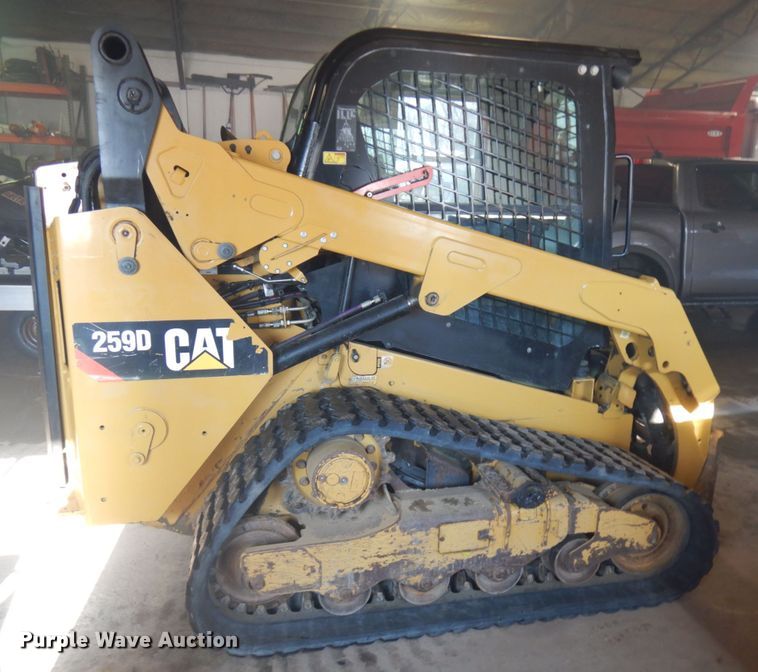 image for item IO9677 2017 Caterpillar 259D  tracked skid steer loader