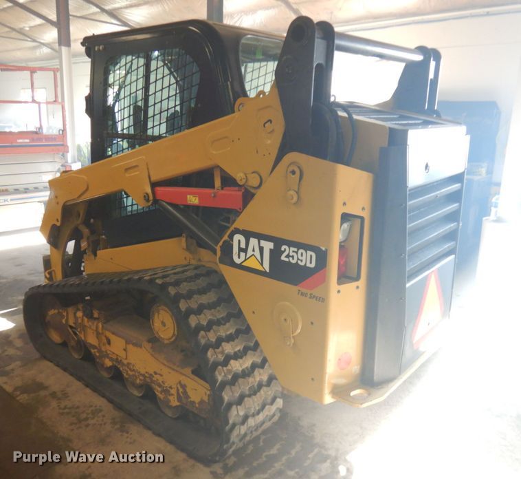 image for item IO9677 2017 Caterpillar 259D  tracked skid steer loader