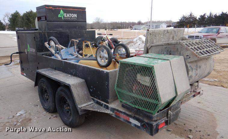 image for item IV9977 2003 Concrete Edge  curb equipment trailer