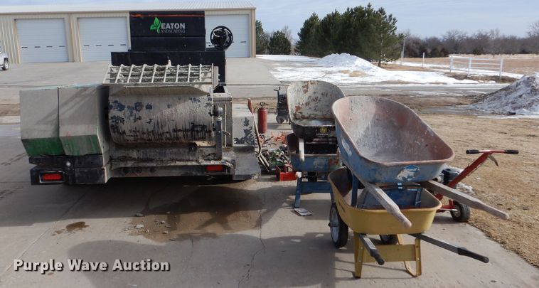 image for item IV9977 2003 Concrete Edge  curb equipment trailer