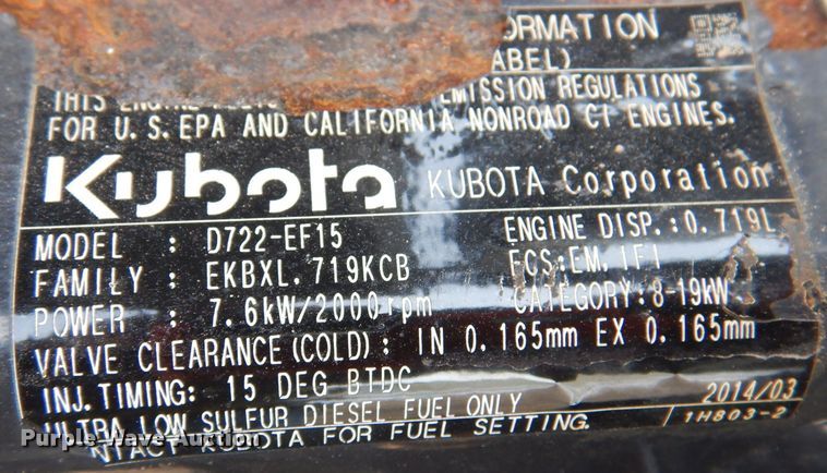 image for item IV9981 2015 Bobcat 418  mini excavator