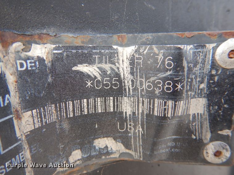 image for item IV9997 Bobcat Tiller 76 skid steer tiller