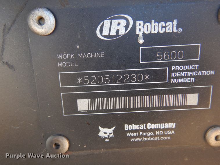 image for item JJ9684 2004 Bobcat 5600  utility vehicle