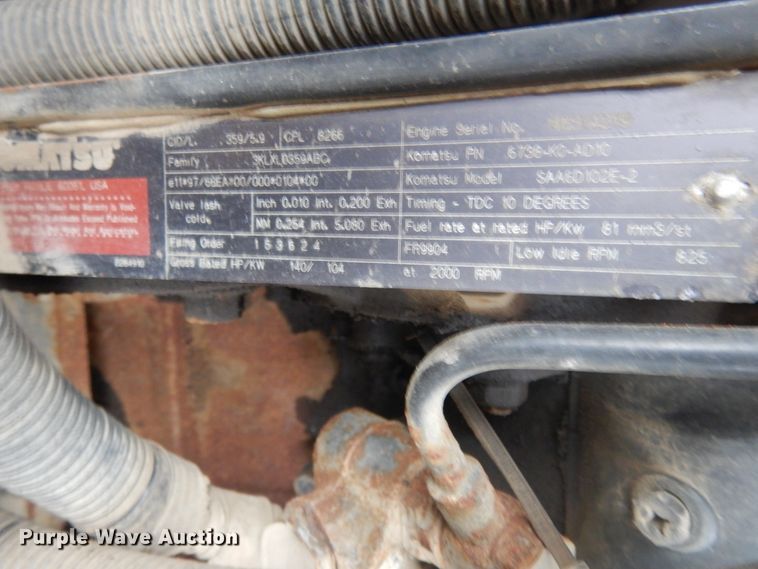 image for item JK9811 2003 Komatsu WA250-5L  wheel loader