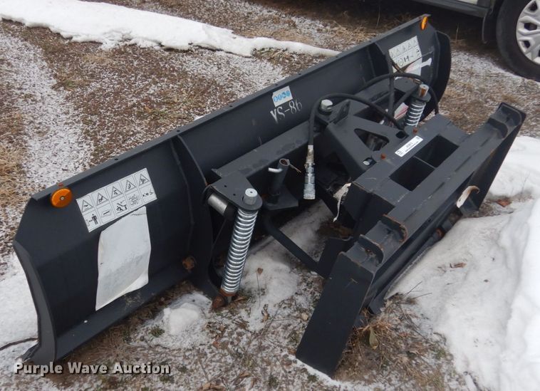 image for item JK9815 87" W skid steer snow plow