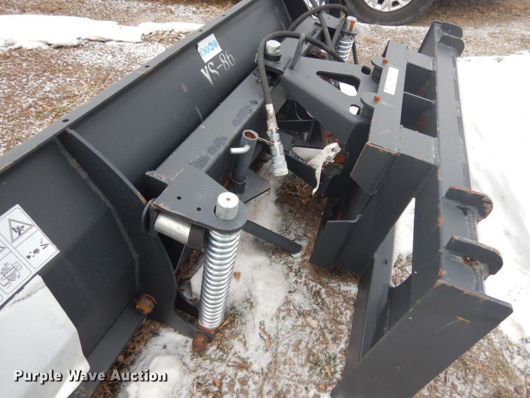 image for item JK9815 87" W skid steer snow plow