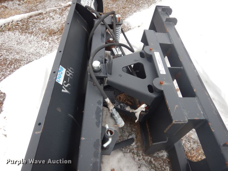 image for item JK9815 87" W skid steer snow plow