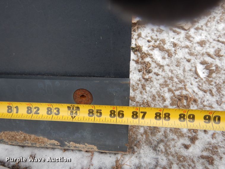 image for item JK9815 87" W skid steer snow plow