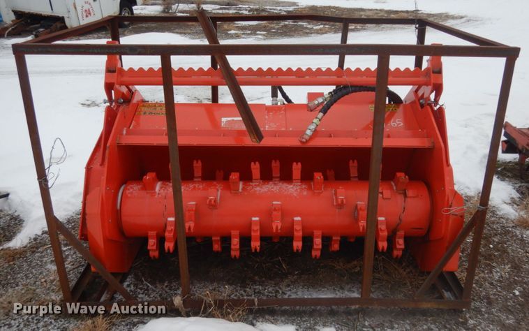 image for item JK9817 2021 TopCat SSFM81  63" W skid steer mulcher