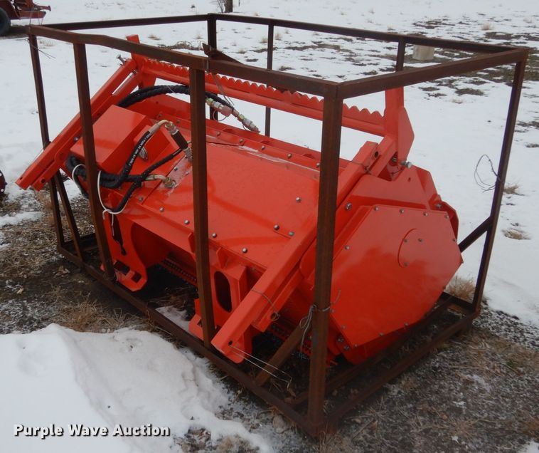 image for item JK9817 2021 TopCat SSFM81  63" W skid steer mulcher