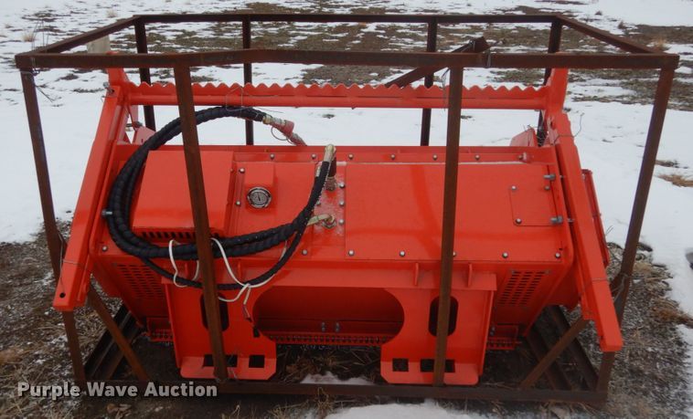 image for item JK9817 2021 TopCat SSFM81  63" W skid steer mulcher