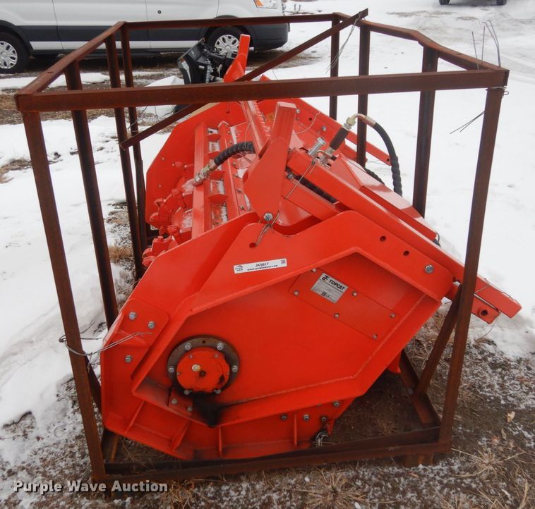 image for item JK9817 2021 TopCat SSFM81  63" W skid steer mulcher