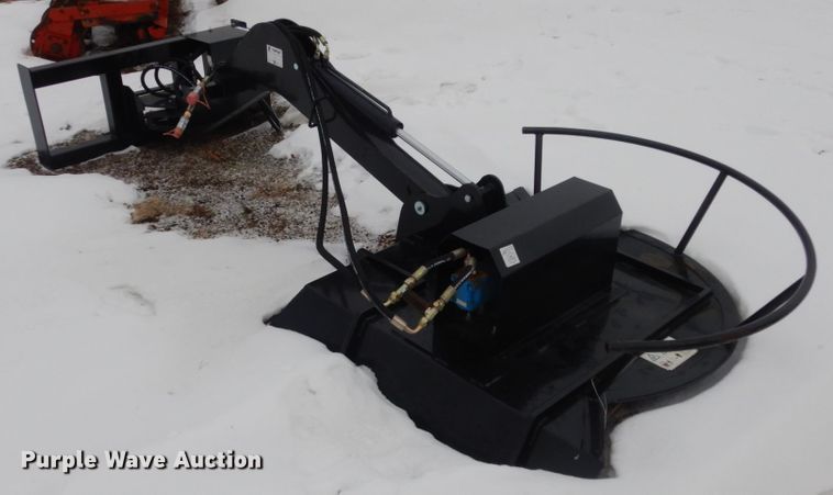 image for item JK9819 2021 TopCat BDRC  skid steer boom rotary mower