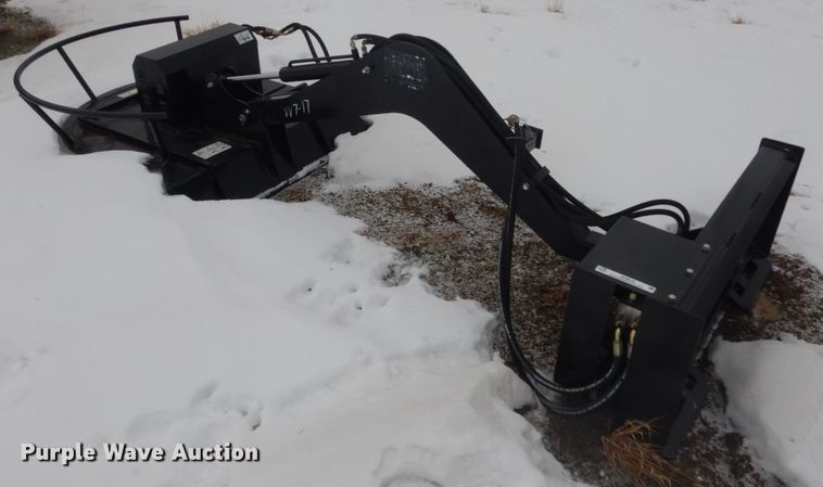 image for item JK9819 2021 TopCat BDRC  skid steer boom rotary mower