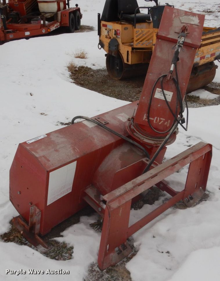 image for item JK9821 Hanson General SS541  53" w skid steer snow blower