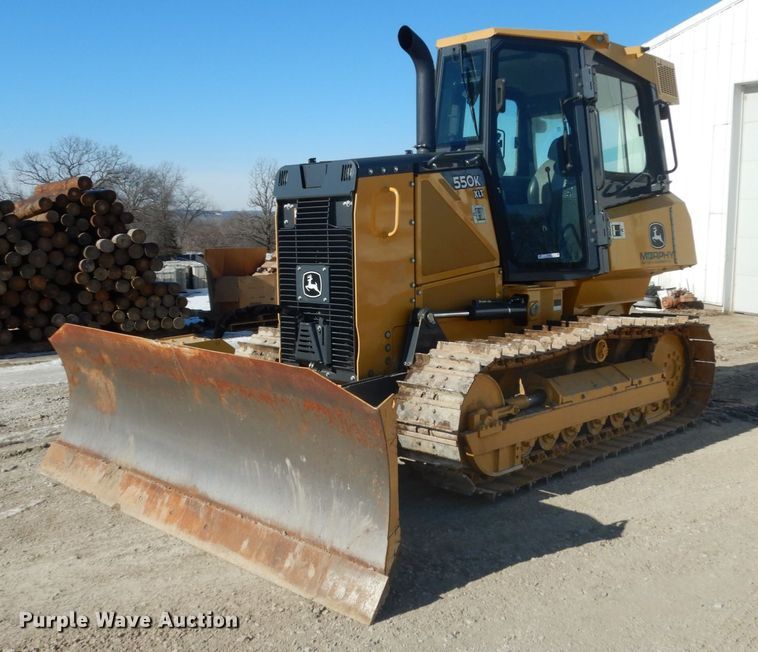 image for item JK9822 2015 John Deere 550K XLT  dozer