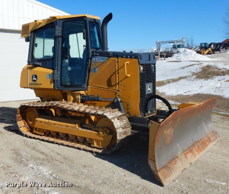 image for item JK9822 2015 John Deere 550K XLT  dozer